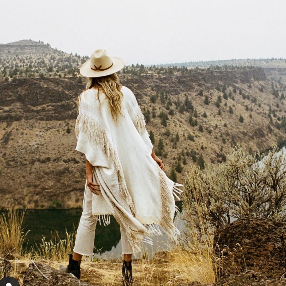 Stevie Cape in Ivory by Rhiannon Greigo